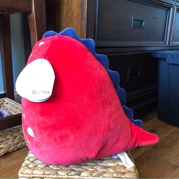 Squishmallows Dolan the Red Dinosaur (first to market) in size 11" - Picture 2 of 7